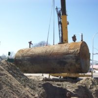 old underground storage tank