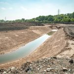 Land remediation on site of former chemical works, prior to redevelopment Land remediation on site of former chemical works, prior to redevelopment