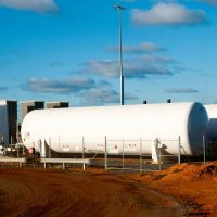 Fuel Tanks on Mine Site - Australia Fuel Tanks on Mine Site - Australia
