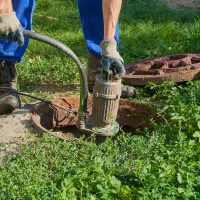 pumping out of a tank